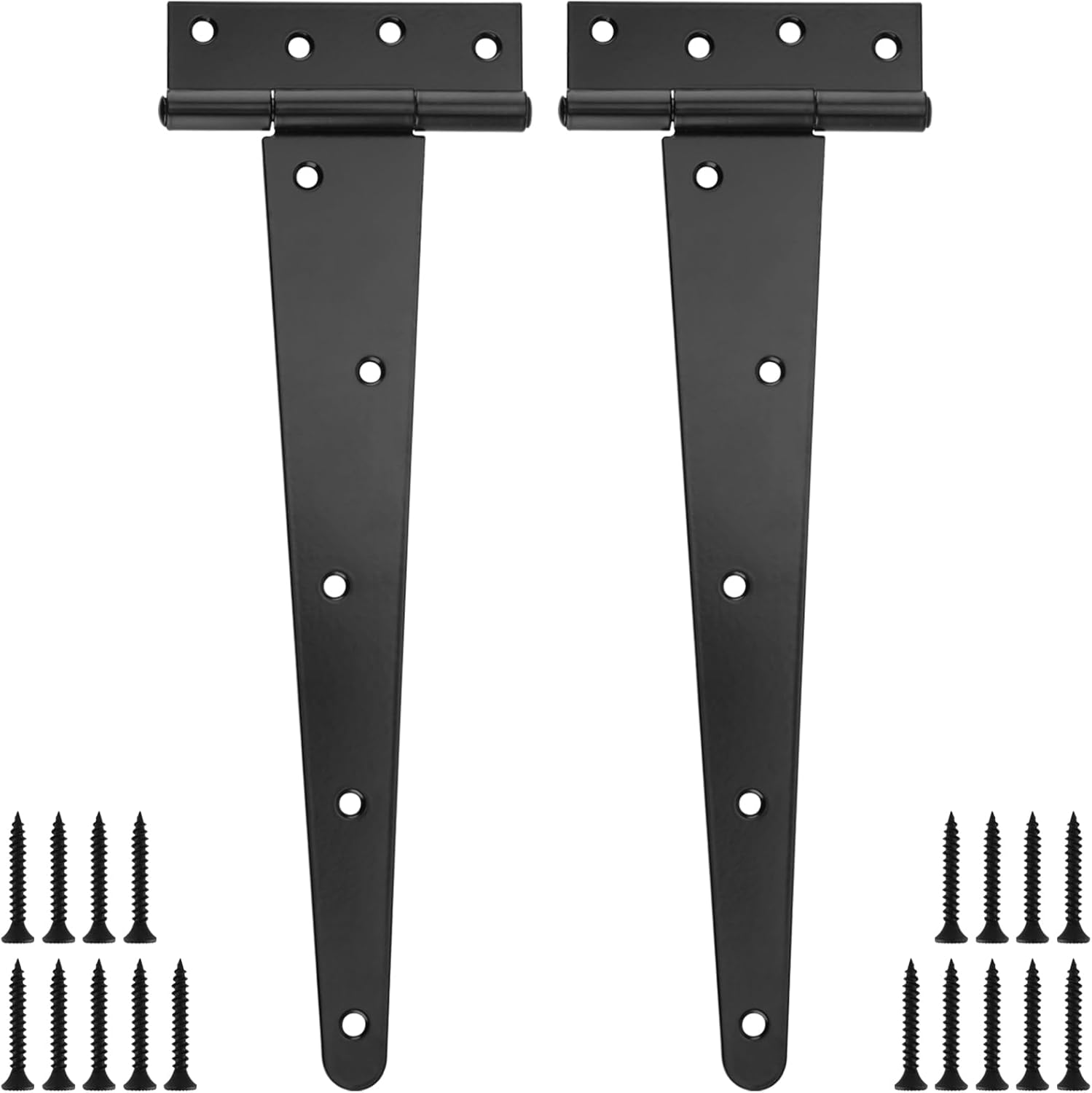Heavy Duty T Hinges - Durable Steel Hinges for Gates, Doors, and Sheds Heavy Duty T Hinges - Durable Steel Hinges for Gates, Doors, and Sheds